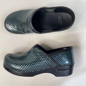Dansko Professional Clogs Polka Dot Sage Green EU 41